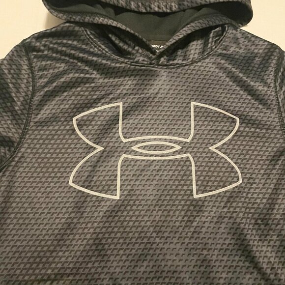 Under Armour Cold Gear Hoodie Youth Medium Pullover - Picture 2 of 16